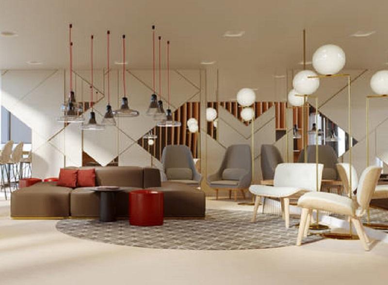 Nh Collection Eindhoven Centre Hotel Buitenkant foto The lounge at the airport