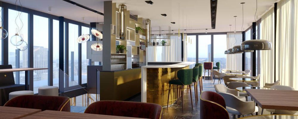 Nh Collection Eindhoven Centre Hotel Buitenkant foto The bar at the 100th floor
