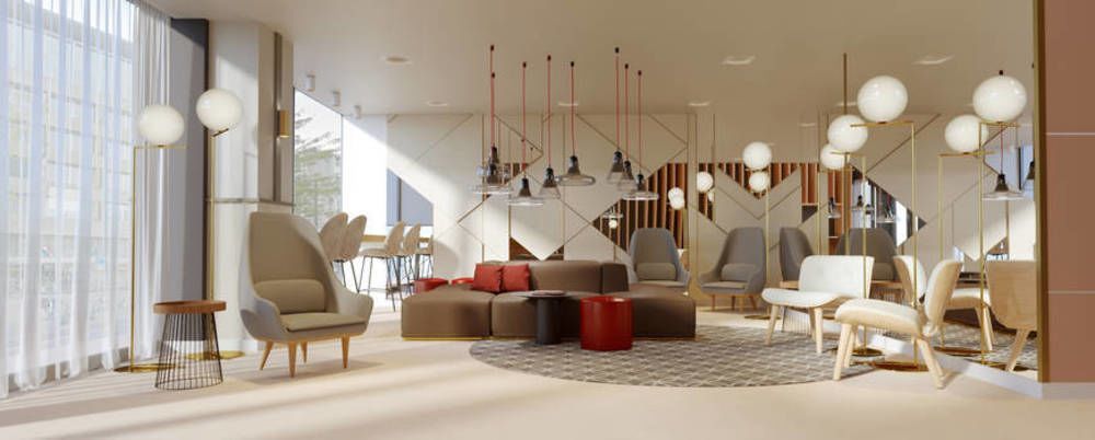 Nh Collection Eindhoven Centre Hotel Buitenkant foto The lounge at the airport